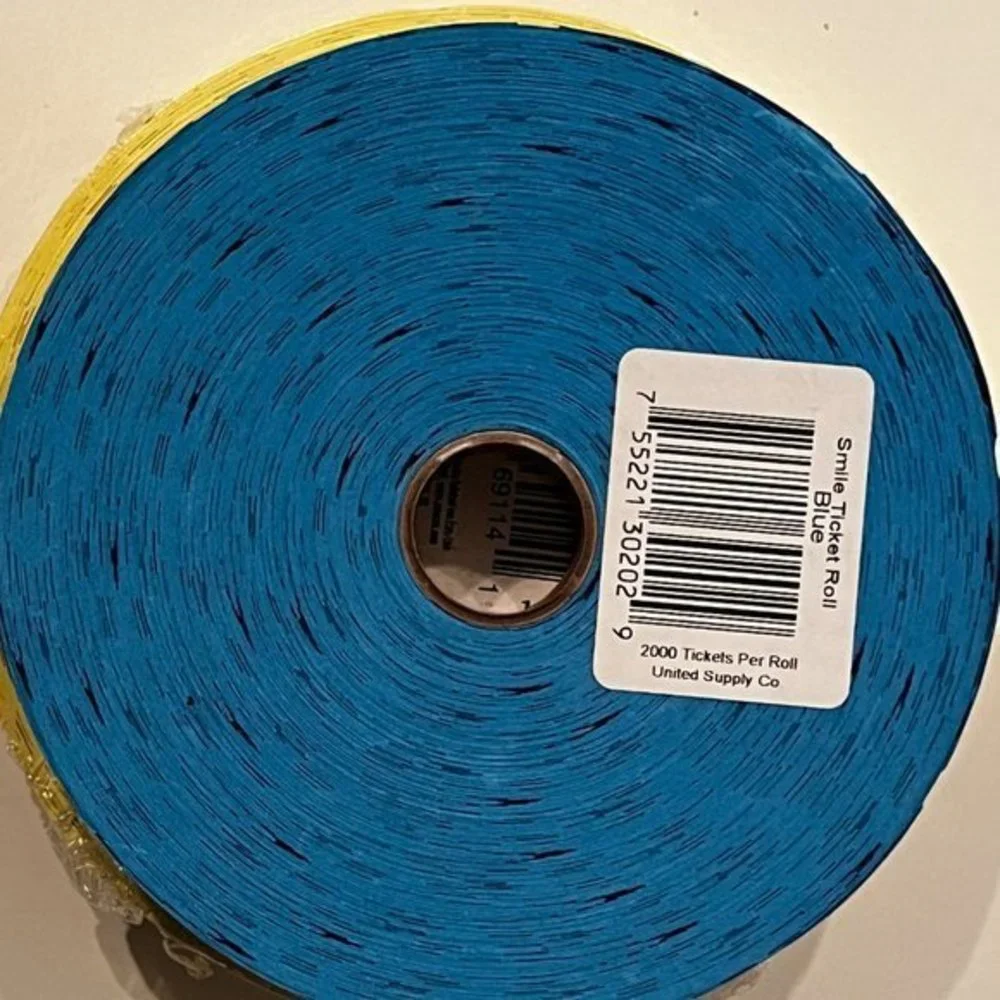Prize Ticket Roll / Raffle Ticket Roll (2 Rolls of‎ 
